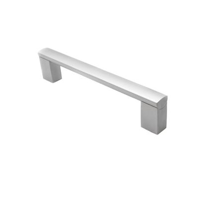 China 2021 factory modern aluminum alloy profile sideboard drawer grab pull square bar foot door handle for sale