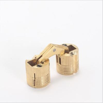 China 2021 Hot Easy Installation Turned Pure Brass Hinge for sale