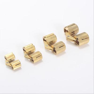 China Easy Installation High Quality Cylindrical Furniture Brass Copper Hinge for sale