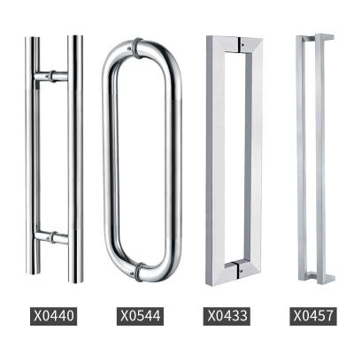 China Good Quality Modern Stainless Steel Pull Door Handle Modern Interior Glass Door Handles for sale