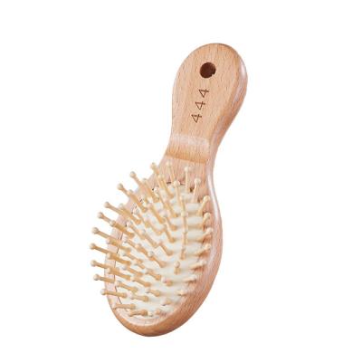 China For Home Use Airbag Hair Sweep Airbag Eco-Friendly Biodegradable Natural Women Massage Cushion Portable Beech Wooden Hair Extension Comb for sale