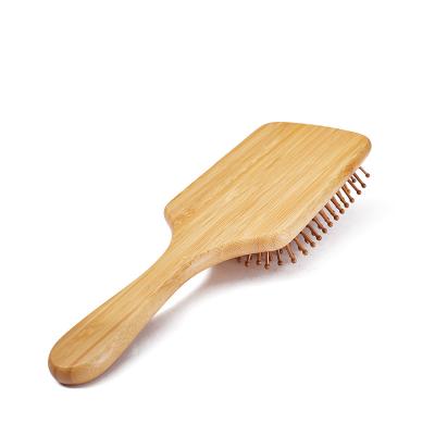 China For home use rubber comb and cushion combs factory production of wooden hair brush for sale