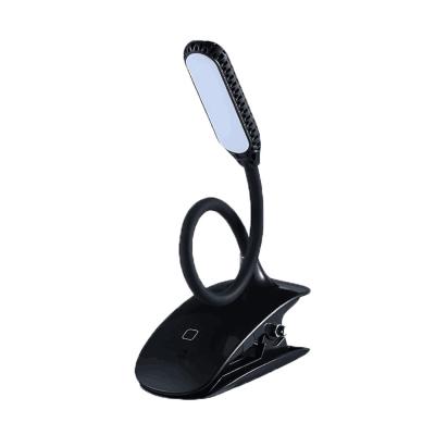 China Modern Led Book Reading Light Power Article Lithium Clip Indoor Lighting White Light Night Reading With USB Chargeable for sale