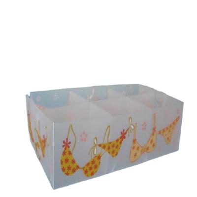 China Amazon Custom Logo OEM Custom Logo Drawer Style Plastic Lingerie Underwear Stackable Storage Box For Storage Boxes for sale