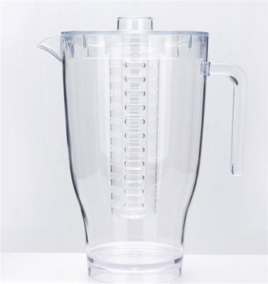 China Viable Hot Sale Kitchenware PS Water Jug Water Pitcher Transparent Plastic Water Pot for sale