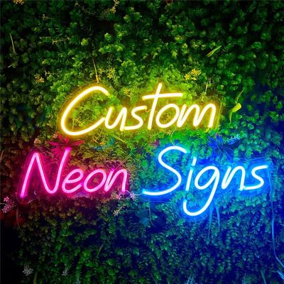 China Buildings Led Advertising Neon Sign Custom Led Light Lamp Logo Decor Private Custom Neon Light Sign For Wedding Party Birthday for sale