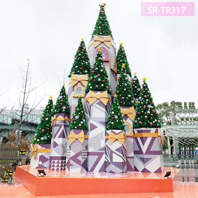 China 30ft Outdoor Giant Christmas Tree New Mainstreet Commercial Decoration Outdoor Idea 20ft Tall for sale