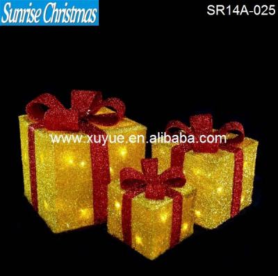 China Current Box LED Lighted Christmas Christmas Decoration Supplies Warm White LED SR14A-25 NC; GUA SR14A-25 for sale