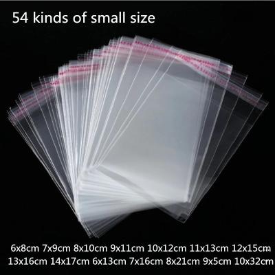 China Wholesale High Quality Clear Adhesive Cellophane Self Seal Resealable Opp Plastic Bag Cello Moisture Proof for sale