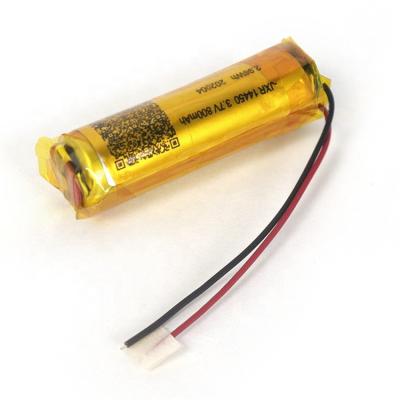 China Cylindrical Toys 2.775wh 3.7v 800mah 14450 Lithium Ion Li-ion Rechargeable Battery for sale