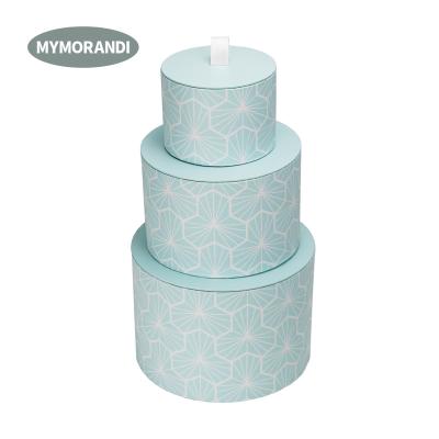 China Recycled Round Paper Cylinder Paper Materials Cardboard Gift Boxes Gift Box Packaging Round Paper Box For Flowers for sale