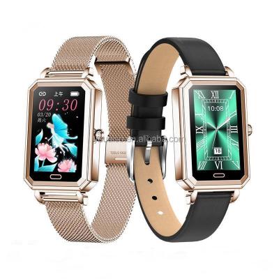 China Lady 2021 Rate Monitor Blood Pressure Heart Strap HT2 Touch Screen Smart Watch Fashion Ladies Wrist Watch Smartwatch For Women for sale