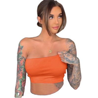 China New Arrival Anti-pilling Women Gym Wear Workout Ladies Beach Yoga Top High Quality Sports Cultivate Top Fitness XXL OEM Customized Tube Top by Spandex for sale