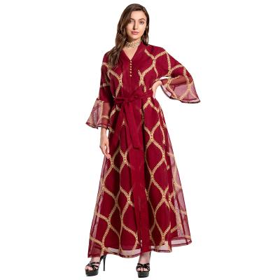 China Economical Polyester Custom Design Long Comfortable Women Dress Muslim Islamic Clothing for sale