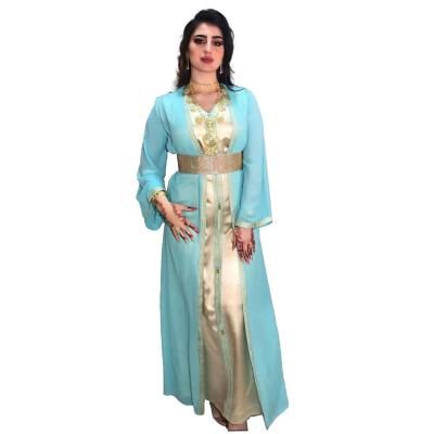 China Wholesale quality kids abaya polyester factory supply hot price dubai islamic clothing, kaftan hijab jalabiya dresses for women for sale