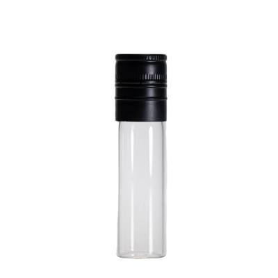 China New Arrival Modern 30ml Round Unique Glass Empty Wine Bottles With Anti-theft Aluminum Cover for sale