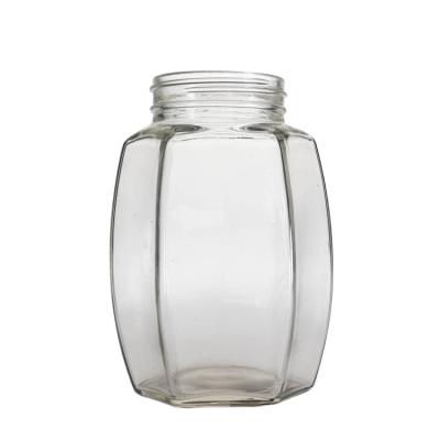 China Modern Customized Food Storage Customized Glass Jar With Metal Lid Food Glass Jar Food Grade For Novel for sale