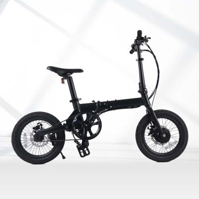 China Standard Made In China Ebike 2020 Mini 16 Inch 250w Electric Bicycle Folding Bike For Kids for sale