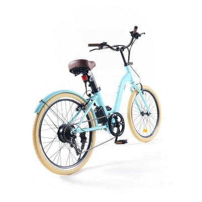 China Best Selling 24 Inch 18650 Power Standard Hot City Lithium-Ion Battery 36V 7.8Ah Electric Step By Bike For Lady for sale