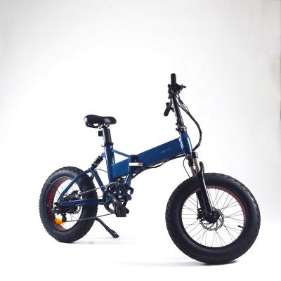 China 500 watt fat tire bike multifunctional high speed folding electric bicycle suspension for sale