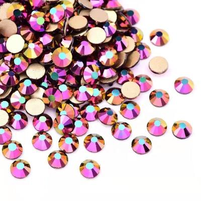 China Back High Quality Rhinestone Gold Flatback Non Hotfix Crystal Rhinestones For Nail Art Shoes/Garment/Bags Accessory for sale