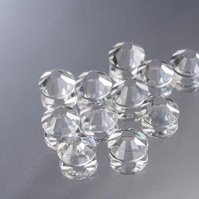 China XN Wholesale Shinning High Quality Transparent Rhinestones SS3-SS30 Non Hotfix Crystal Rhinestones Flat Back Glass For Decoration for sale