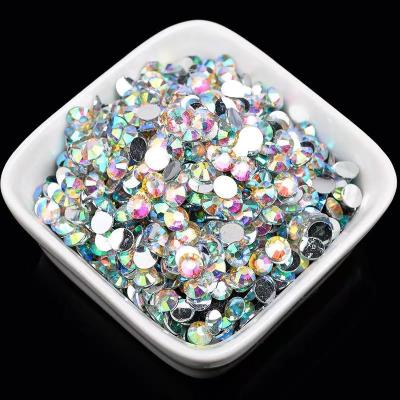 China Non-Hot Crystal Rhinestones High Quality Shinning Art Rhinestones Bulk Flatback Resin Rhinestone Fix Nail Rhinestone ss3~ss40 XN Bling Rhinestones ab for sale