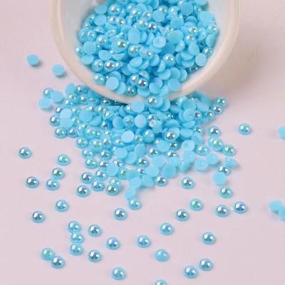 China Environmental Inspection Decoration Design Fits Seed Bead Tube Seed Beads Accessory For Bracelet Dress Making Diy Flatback Half Round Beads for sale