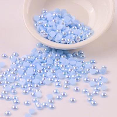 China Environmental Inspection XN Factory Wholesale High Quality Bling Crystal Rhinestone Flatback Half Round Beads For DIY Decoration for sale