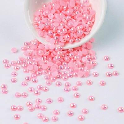 China Environment Inspection Amazon Hot Selling Small Flatback Half Round Beads 1.5mm-10mm Rhinestone Nail Stone Customized Sizes Nail Decorations For Nail Art for sale