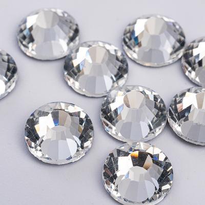 China Customized Wholesale Bulk Back Shinning Crystal Rhinestones Glue Flatback Non Hotfix Package Crystal Rhinestones Sizes For Nails for sale