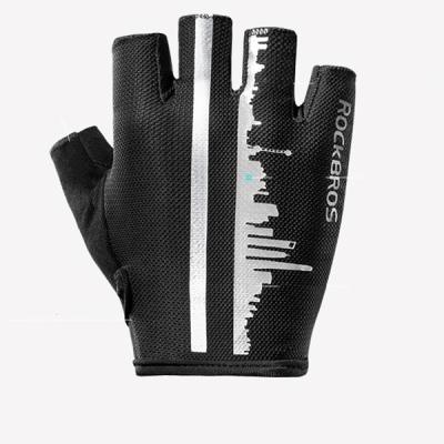 China 2021 Comfortable Recycling Finger Gloves Short Gel Shockproof Protective Half Finger Gloves for sale