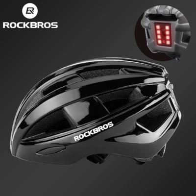 China Ltralight Bicycle Safety Helmet Men Ubran Bike Recycling Ultralight Rechargeable Back Light Helmet With Led Light for sale