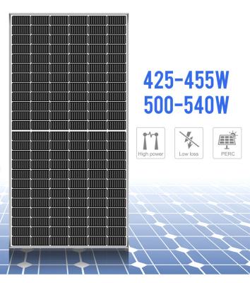 China Bifacial Mono Solar Panel PV Module 400W 500W 550W 156mm*156mm Cell for sale