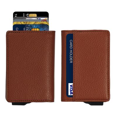 China Fashion and Hot Sale Business Men's Wallet Money Clip Credit Card Holder Thin Slim ID Case Card Holder for sale