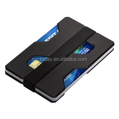 China Manufacturer Wholesale Credit Card Holder on Amazon Credit Card Holder Hot Selling Aluminum Money Clip for sale