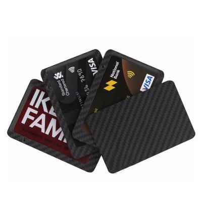 China Ultra Light Magnetic Carbon Fiber Wallet Case, Front Minimalist Wallet Card Holder ID Card Holder for sale