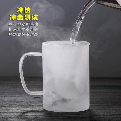 China Eco-friendly Wholesale Thermos Mug Glass Tea Mug With 304 Stainless Steel Lid And Filter for sale