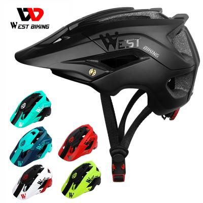 China Breathable Breathable / Road CYCLING Mountain Bike Helmet Bike MTB Inner Padding WESTERN / Raid Fractional Bicycle Carbon Helmet Gear Sun Visor Cycle Riding Helmet Packing for sale