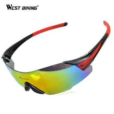 China Without Front Frame WESTERN CYCLING Bicycle Sports Windproof Ciclismo MTB Bike Cycling Sports Glass Eyewear Glasses Sunglasses UV400 Gafas Sun for sale