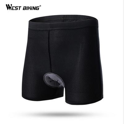 China BIKING WESTERN Gel Mens Breathable Bike Shorts Breathable 3D Padded Riding Sport Under Backrests Summer Mountain Cycling Shorts for sale