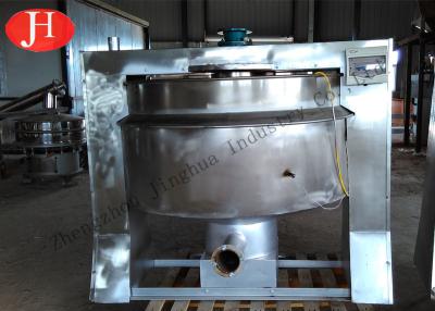 China Het elektrische Type van Maniokgarri fryer machine scraping bottom Te koop