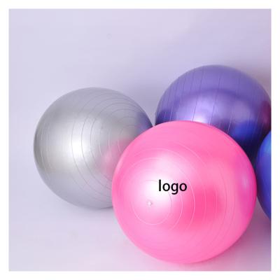 China Exercise Sporting Goods Fitness Gym Ball Yoga Smooth Ball With Pump for sale