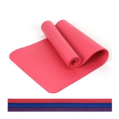 China Durable High Density Custom Eco Friendly Yoga Mat Nbr For Gym for sale