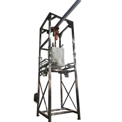 China Factory Bulk Bag Unloading Station With Weighing System , Super Bag Unpacking for sale