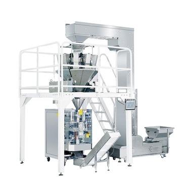 China High Precision Food Rack Up Pouch Weighing Seal Pad Filling Machine For Potato Chips for sale