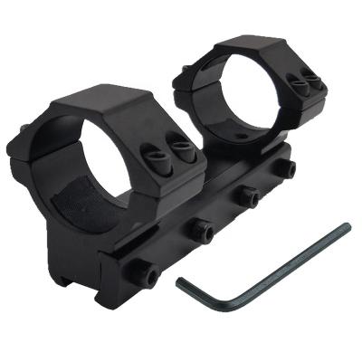 China Aluminum Alloy Factory Supply 11mm Scope Mount 30mm One Piece Scope Ring for sale