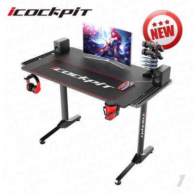 China L-Shaped Wrapping Desk Gamer PC Workstation Computer Desk (Other) Style Icockpit Computer Gaming Table Adjustable Table Computer Survey for sale