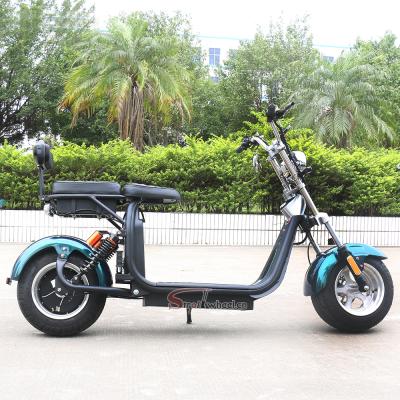 China EEC COC 45km/h Moped Electric City Cocos 1000w 2*60v 12ah Cargo Escooter Adult 4000w Citycoco Unisex Electric Scooter for sale