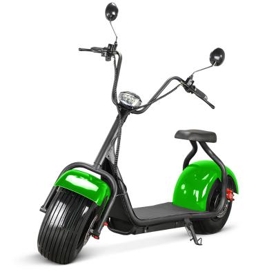 China Citycoco electric scooter 1000W 60V 12ah electric scooter 2000w motor lithium battery max speed 35-40km/h two wheel unisex for sale